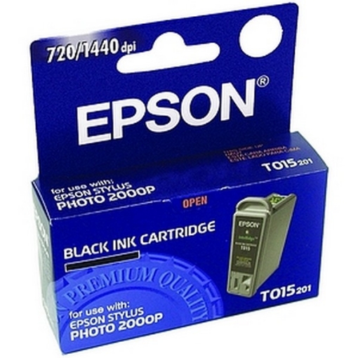 Picture of Epson T015201 (Epson 15) OEM Black Inkjet Cartridge