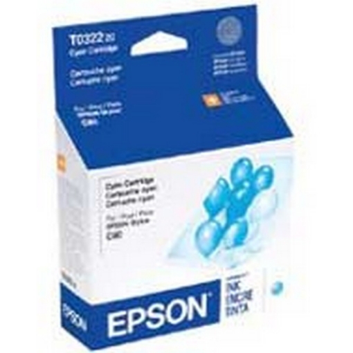 Picture of Epson T032220 (Epson 32) OEM Cyan Inkjet Cartridge