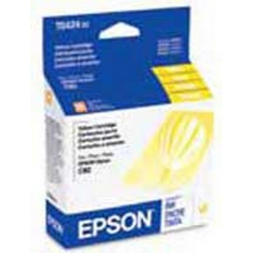 Picture of Epson T042420 (Epson 42) OEM Yellow Inkjet Cartridge