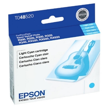 Show details for Epson T048520 (Epson 48) OEM Light Cyan Inkjet Cartridge Picture of Epson T048520 (Epson 48) OEM Light Cyan Inkjet Cartridge