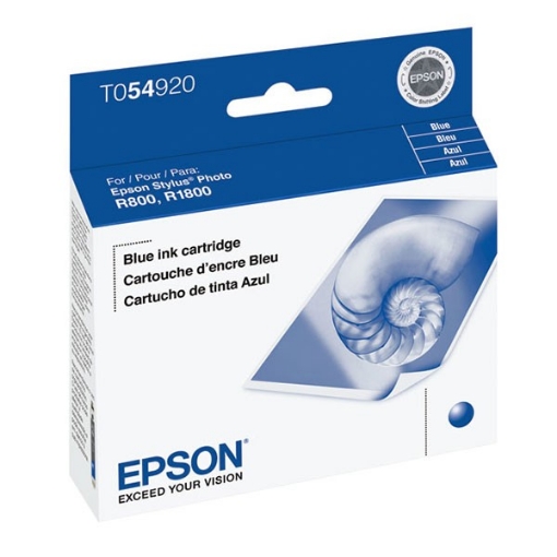 Picture of Epson T054920 (Epson 54) OEM Blue Inkjet Cartridge