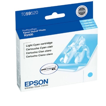 Show details for Epson T059520 (Epson 59) OEM Light Cyan Inkjet Cartridge Picture of Epson T059520 (Epson 59) OEM Light Cyan Inkjet Cartridge