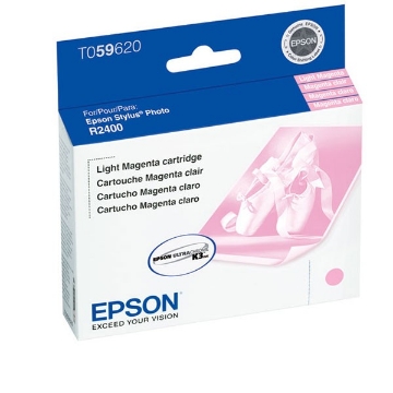 Show details for Epson T059620 (Epson 59) OEM Light Magenta Inkjet Cartridge Picture of Epson T059620 (Epson 59) OEM Light Magenta Inkjet Cartridge