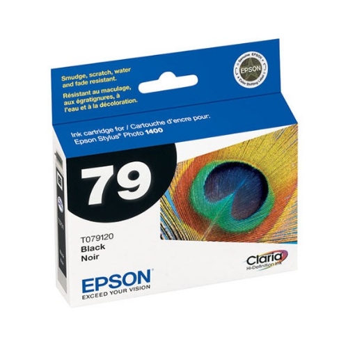 Picture of Epson T079120 (Epson 79) OEM Black Inkjet Cartridge