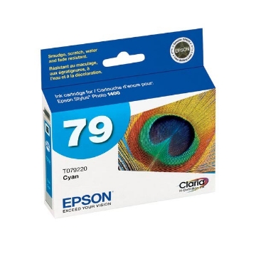 Show details for Epson T079220 (Epson 79) Cyan Inkjet Cartridge (810 Yield) Picture of Epson T079220 (Epson 79) Cyan Inkjet Cartridge (810 Yield)