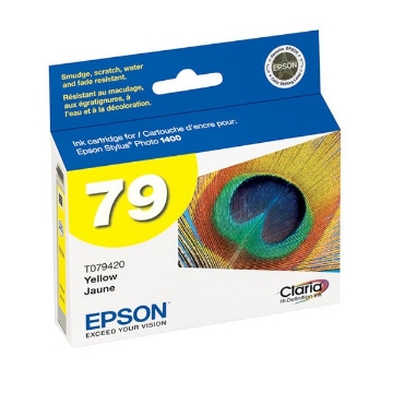 Show details for Epson T079420 (Epson 79) OEM Cyan Inkjet Cartridge Picture of Epson T079420 (Epson 79) OEM Cyan Inkjet Cartridge