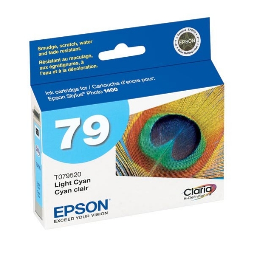 Picture of Epson T079520 (Epson 79) OEM Light Cyan Inkjet Cartridge