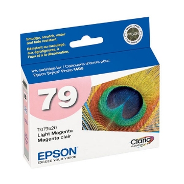 Show details for Epson T079620 (Epson 79) OEM Light Magenta Inkjet Cartridge Picture of Epson T079620 (Epson 79) OEM Light Magenta Inkjet Cartridge