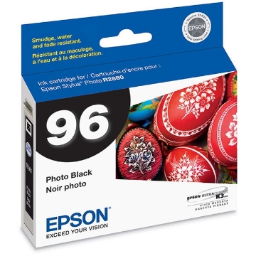 Show details for Epson T096120 (Epson 96) OEM Black Inkjet Cartridge Picture of Epson T096120 (Epson 96) OEM Black Inkjet Cartridge