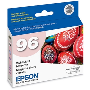 Show details for Epson T096620 (Epson 96) OEM Light Magenta Inkjet Cartridge Picture of Epson T096620 (Epson 96) OEM Light Magenta Inkjet Cartridge
