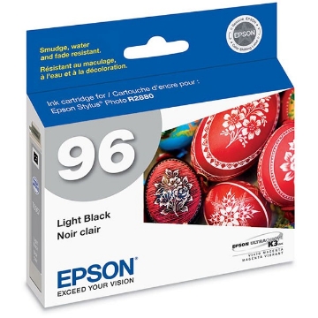 Show details for Epson T096720 (Epson 96) OEM Light Black Inkjet Cartridge Picture of Epson T096720 (Epson 96) OEM Light Black Inkjet Cartridge