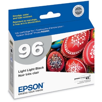 Show details for Epson T096920 (Epson 96) OEM Light Black Inkjet Cartridge Picture of Epson T096920 (Epson 96) OEM Light Black Inkjet Cartridge