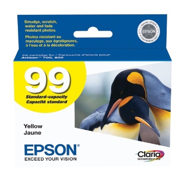 Show details for Epson T099420 (Epson 99) Yellow Inkjet Cartridge (500 Yield) Picture of Epson T099420 (Epson 99) Yellow Inkjet Cartridge (500 Yield)