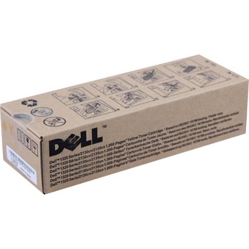 Picture of Dell T104C (330-1387) OEM Yellow Toner