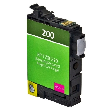 Show details for Compatible T200320 (Epson 200) High Yield Magenta Inkjet Cartridge (450 Yield) Picture of Compatible T200320 (Epson 200) High Yield Magenta Inkjet Cartridge (450 Yield)