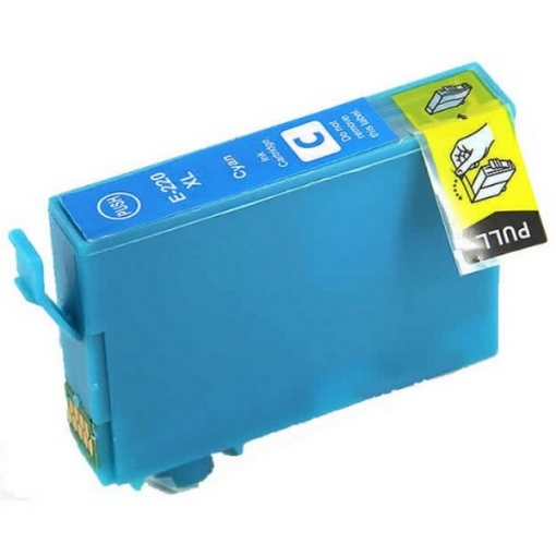 Picture of Compatible T220XL220 (Epson 220XL) Compatible High Yield Epson Cyan Inkjet Cartridge