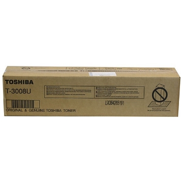 Show details for Toshiba T-3008U Black Toner Cartridge (43900 Yield) Picture of Toshiba T-3008U Black Toner Cartridge (43900 Yield)