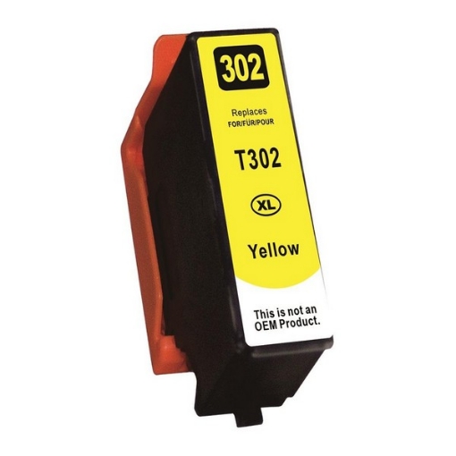 Picture of Remanufactured T302XL420-S (Epson 302XL) High Yield Yellow Ink Cartridge