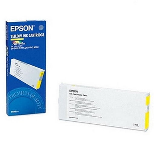 Picture of Epson T408011 (Epson 408) OEM Yellow Inkjet Cartridge