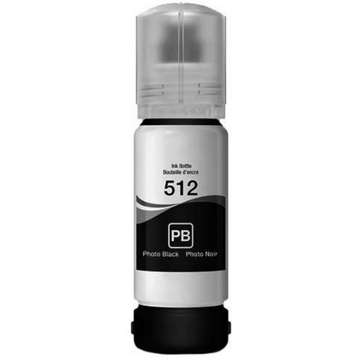 Picture of Remanufactured T512120-S (Epson T512) Photo Black Ink Bottle (5000 Yield)