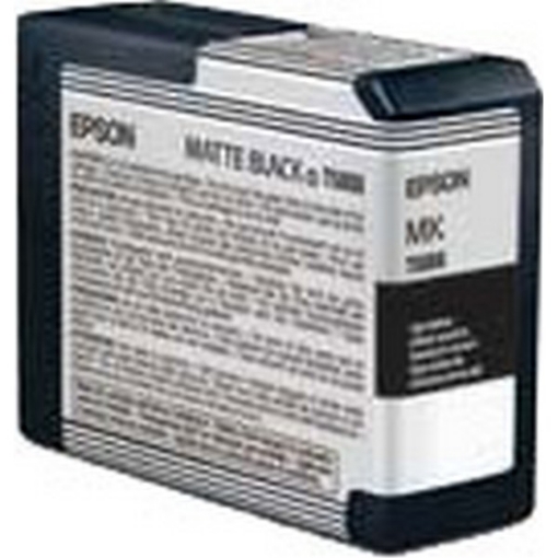 Picture of Epson T580800 OEM Matte Black Inkjet Cartridge