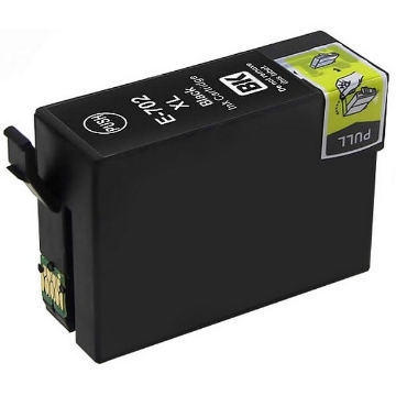 Show details for Compatible T702xl120 (Epson 702XL) Compatible Ultra High Yield Epson Black Inkjet Cartridge Picture of Compatible T702xl120 (Epson 702XL) Compatible Ultra High Yield Epson Black Inkjet Cartridge