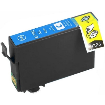 Show details for Remanufactured T702xl220 (Epson 702XL) Ultra High Yield Cyan Inkjet Cartridge (950 Yield) Picture of Remanufactured T702xl220 (Epson 702XL) Ultra High Yield Cyan Inkjet Cartridge (950 Yield)