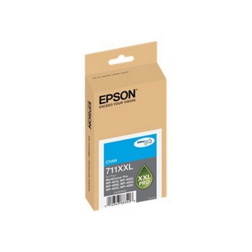 Picture of Epson T711XXL220 (Epson 711XXL) OEM Cyan Inkjet Cartridge