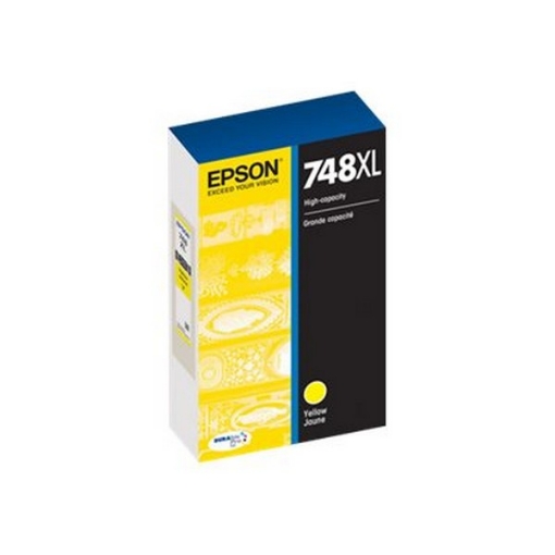 Picture of Epson T748XL420 (Epson 748) OEM Yellow Ink Cartridge