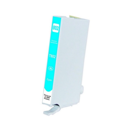 Picture of Compatible T802xl220 (Epson 802XL) Ultra High Yield Cyan Inkjet Cartridge (1900 Yield)