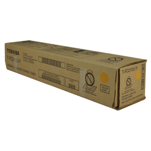 Picture of Toshiba TFC210UY Yellow Toner Cartridge (33600 Yield)