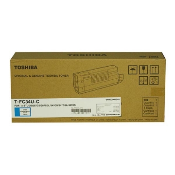 Show details for Toshiba TFC34UC Cyan Toner Cartridge (11500 Yield) Picture of Toshiba TFC34UC Cyan Toner Cartridge (11500 Yield)