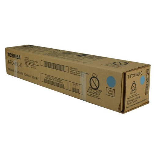 Picture of Toshiba TFC415UC Cyan Toner Cartridge (33600 Yield)