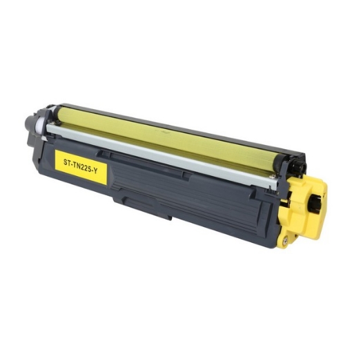 Picture of Compatible TN-225Y Compatible High Yield Brother Yellow Toner Cartridge