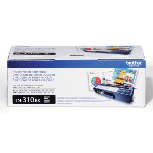 Picture of Brother TN-310K OEM Black Toner Cartridge