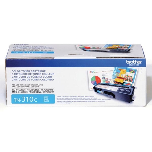 Picture of Brother TN-310Y OEM Yellow Toner Cartridge