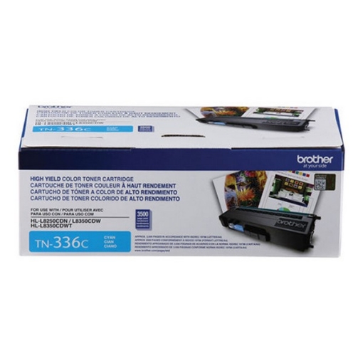 Picture of Brother TN-336c OEM High Yield Cyan Toner Cartridge