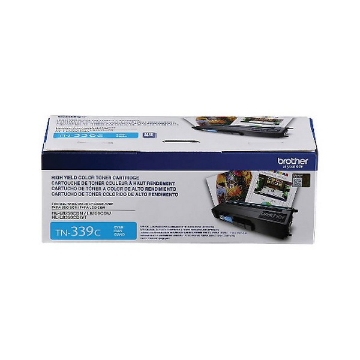 Show details for Brother TN-339C Extra High Yield Cyan Toner Cartridge (6000 Yield) Picture of Brother TN-339C Extra High Yield Cyan Toner Cartridge (6000 Yield)