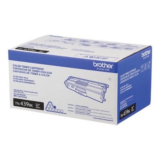 Picture of Brother TN-439BK OEM Ultra High Yield Black Toner Cartridge