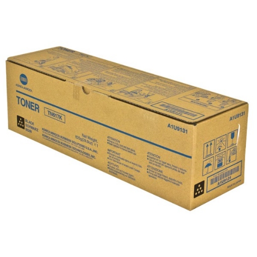 Picture of Konica Minolta TN-617K (A1U9131) Black Toner Cartridge (41500 Yield)