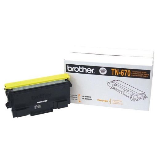 Picture of Brother TN-670 OEM Black Toner Cartridge