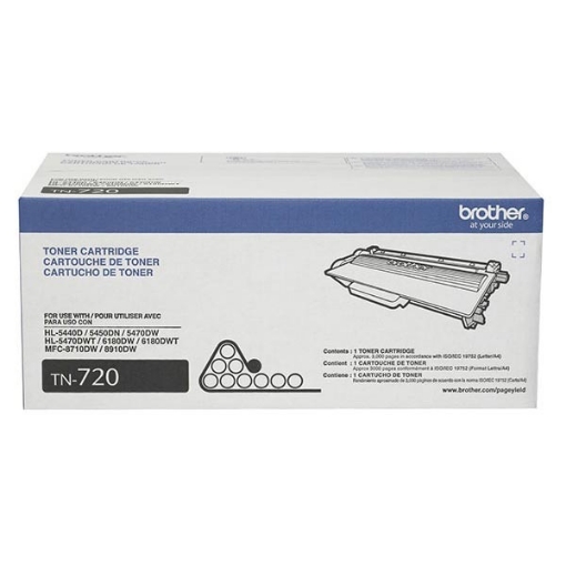 Picture of IBM TN-720 OEM Black Laser Toner Cartridge