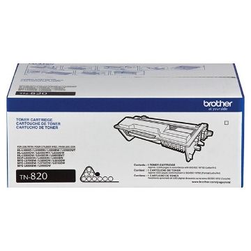 Show details for Brother TN-820 OEM High Yield Black Toner Cartridge Picture of Brother TN-820 OEM High Yield Black Toner Cartridge