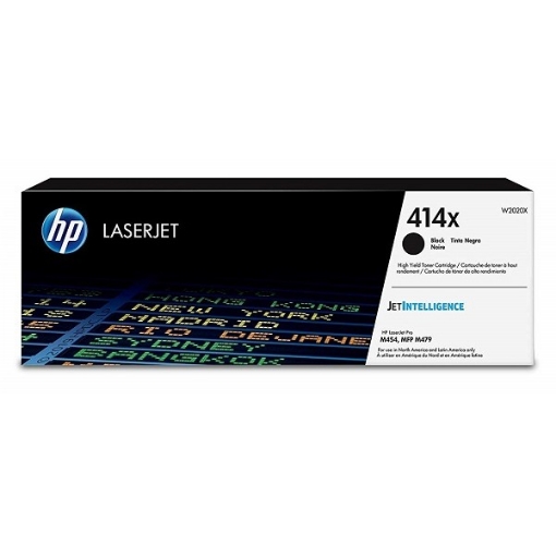 Picture of HP W2020X (HP 414X) OEM High Yield Black Toner Cartridge