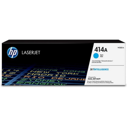 Picture of HP W2021A (HP 414A) OEM Cyan Toner Cartridge