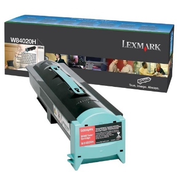 Show details for Lexmark W84020H OEM Black Toner Cartridge Picture of Lexmark W84020H OEM Black Toner Cartridge