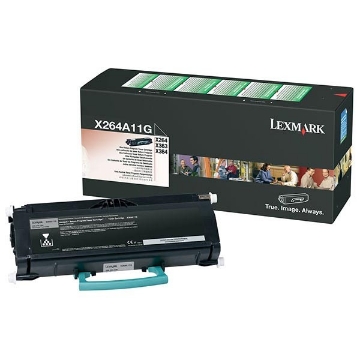 Show details for Lexmark X264A11G OEM Black Toner Cartridge Picture of Lexmark X264A11G OEM Black Toner Cartridge