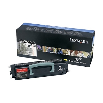 Show details for Lexmark X340H21G OEM Black Toner Cartridge Picture of Lexmark X340H21G OEM Black Toner Cartridge