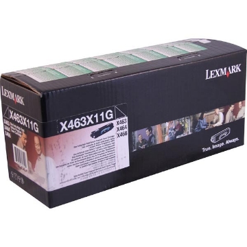 Show details for Lexmark X463X11G OEM Black Toner Cartridge Picture of Lexmark X463X11G OEM Black Toner Cartridge