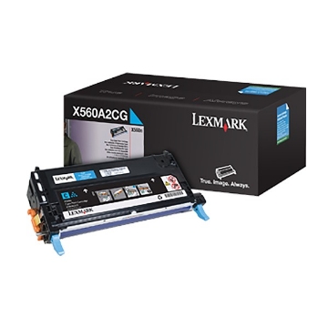 Show details for Lexmark X560A2CG OEM Cyan Toner Printer Cartridge Picture of Lexmark X560A2CG OEM Cyan Toner Printer Cartridge